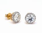 Oorstekers - 14 karaat Geel goud - 2.31ct. tw. Diamant, Sieraden, Tassen en Uiterlijk