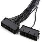 Dual 24-Pin Female To 24-Pin Male PSU Cable Link Adapter, Computers en Software, Pc- en Netwerkkabels, Nieuw, Ophalen of Verzenden