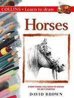 Learn to draw horses by David Brown (Paperback), Gelezen, David Brown, Verzenden