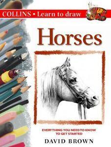 Learn to draw horses by David Brown (Paperback), Boeken, Taal | Engels, Gelezen, Verzenden