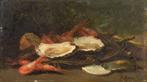 Hubert Bellis (1831-1902) - Nature morte aux crevettes et