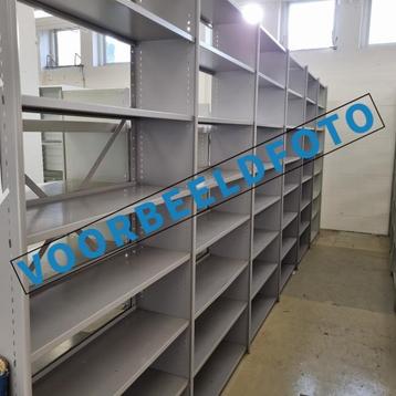 Partijen diverse Bruynzeel metalen legbordstelling stelling beschikbaar voor biedingen