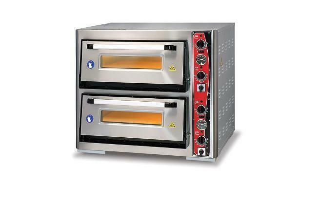 Pizza oven | 2 x 4 - Ø 30 cm | 24 UUR BEZORGING, Zakelijke goederen, Horeca | Keukenapparatuur, Nieuw in verpakking, Ovens, Magnetrons en Steamers