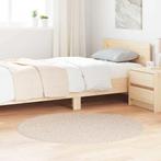 vidaXL Vloerkleed shaggy met latex onderkant ø120 cm, Huis en Inrichting, Verzenden, Nieuw, Crème