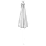 Tuin parasol stokparasol 300x230 cm wit, Nieuw, Verzenden