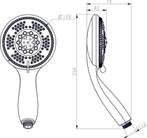 Differnz Handdouche - Douche set 5 standen – Handdouche met, Huis en Inrichting, Ophalen of Verzenden, Zo goed als nieuw
