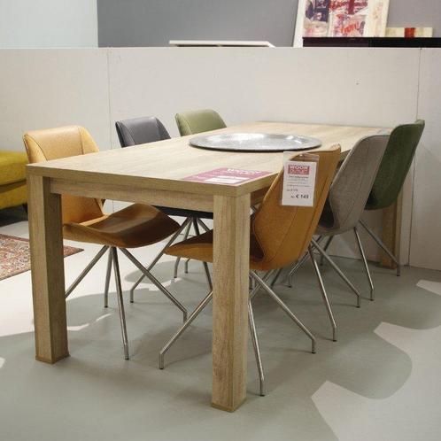 Eiken eetkamertafel  Showmodel, Huis en Inrichting, Tafels | Eettafels, Ophalen of Verzenden