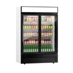 GGM Gastro | Drankenkoelkast - 880 liter - met 2 glazen |, Verzenden, Nieuw in verpakking, Koelen en Vriezen