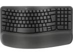 Logitech Wave Keys - Draadloos Toetsenbord - Ergonomisch -, Verzenden, Zo goed als nieuw