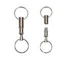 Sleutelring deelbare sleutelhanger - nikkel 8 cm, Ophalen of Verzenden, Nieuw, Overige typen