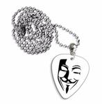 Anonymous masker plectrum ketting, Ophalen of Verzenden, Nieuw