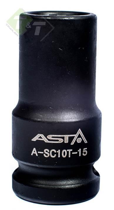 Remklauw Dop - Moerdop - 15 Mm Dop - Porsche En Audi - ASTA, Auto diversen, Autogereedschap, Nieuw, Ophalen of Verzenden