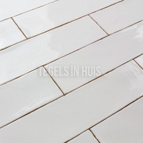 Equipe wandtegel masia wit glans 7,5x30cm langwerpige, Doe-het-zelf en Verbouw, Tegels, Wandtegels, Nieuw, 10 m² of meer, Keramiek