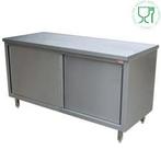 Roestvrijstaal Werktafel met Schuifdeur | (H)70cm, Zakelijke goederen, Horeca | Meubilair en Inrichting, Verzenden, Nieuw in verpakking