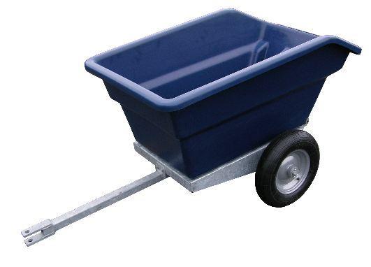 Zitmaaier aanhanger Polytip 255 ltr., Tuin en Terras, Hand-tuingereedschap, Nieuw, Ophalen of Verzenden