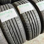4 x Bridgestone Turanza ER300 185-50-16 Zomerbanden 7,5mm, Gebruikt, 16 inch, Band(en), Personenwagen