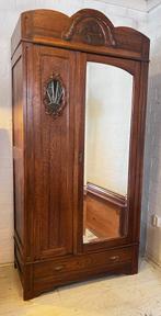 demontabele antieke eiken hangkast