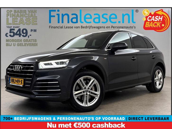 Audi Q5 55 TFSI e Quattro S-line Competition 327PK Cam LED, Auto's, Audi, Lease, Automaat, SUV of Terreinwagen, Hybride Elektrisch/Benzine