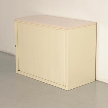 Mibra roldeurkast, creme, 76 x 100 cm, incl. 1 legbord beschikbaar voor biedingen