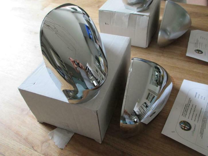 Fiat 500 chromen spiegelkappen ook voor Punto !!! actieprijs, Auto-onderdelen, Spiegels, ARN erkend, BOVAG lid, Stiba lid, Erkend duurzaam