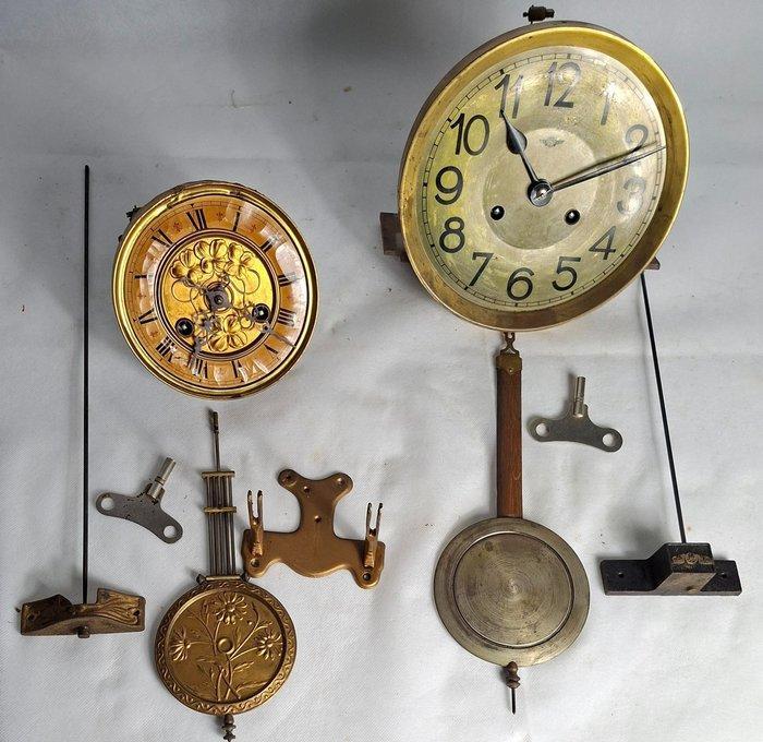 Klok - Messing - 1920-1930, Antiek en Kunst, Antiek | Klokken