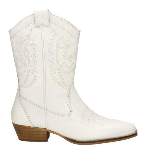 Nelson cowboylaarzen, Kleding | Dames, Schoenen, Wit, Nieuw, Hoge laarzen, Verzenden