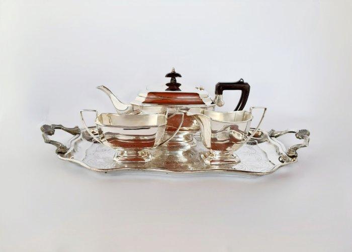 Ontbijtservies - Elegant Silver-Plated Breakfast Set -, Antiek en Kunst, Antiek | Meubels | Tafels