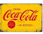 Drink Coca-Cola in bottles reclamebord, Nieuw