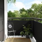vidaXL Balkonscherm 400x90 cm poly rattan zwart, Verzenden, Nieuw, Kunststof, Minder dan 1 meter