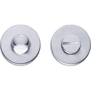 Intersteel WC-sluiting 8mm rond verdekt kunststof chroom mat, Doe-het-zelf en Verbouw, Hang- en Sluitwerk, Nieuw, Ophalen of Verzenden