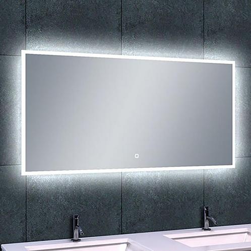 Wiesbaden Quatro Badkamerspiegel met LED - Dimbaar -, Huis en Inrichting, Woonaccessoires | Spiegels, Nieuw, Ophalen of Verzenden