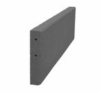 Rubber opsluitband 100x25 cm - Grijs, Tuin en Terras, Verzenden, Nieuw