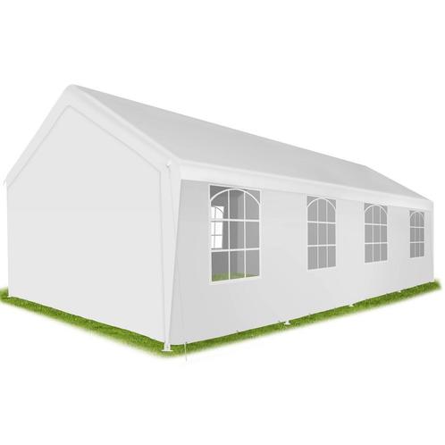 Partytent Mammut 8x4m met plug-in systeem, stevig en wateraf, Tuin en Terras, Partytenten, Verzenden