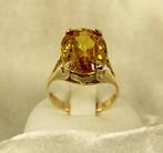 Ring - 18 karaat Geel goud - 13.00ct. tw. Saffier -, Sieraden, Tassen en Uiterlijk, Ringen, Nieuw
