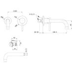 Wiesbaden 304 Wastafelkraan met Coldstart Inbouw Compleet -, Doe-het-zelf en Verbouw, Ophalen of Verzenden, Nieuw, Rvs