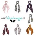 DIVERSE Scrunchies met lint/ sjaal scrunchie- bow scrunchies, Sieraden, Tassen en Uiterlijk, Uiterlijk | Haarverzorging, Nieuw