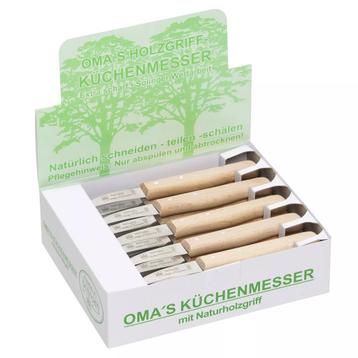 RÖR Solingen Schilmesje Krom Hout - RVS - Omas Keukenmes.. beschikbaar voor biedingen