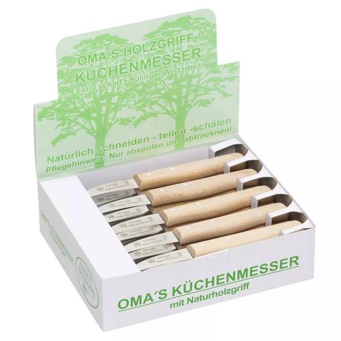 RÖR Solingen Schilmesje Krom Hout - RVS - Omas Keukenmes.., Huis en Inrichting, Keuken | Bestek, Nieuw, Ophalen of Verzenden