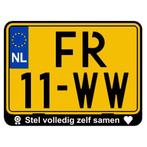 Kentekenplaathouder Motor met eigen gekozen tekst bedrukking