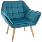 TRUUSK Enkele Fauteuil Oorfauteuil Met Fluweelachtige Hoes G, Huis en Inrichting, Stoelen, Verzenden, Nieuw