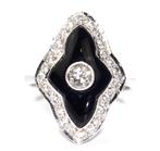 Ring - 14 karaat Witgoud - 6.82ct. tw. Diamant (Natuurlijk), Sieraden, Tassen en Uiterlijk, Ringen, Nieuw