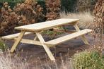 Rockwood® 6x  Picknicktafel Massief Grenen Luxe Superieur, Tuin en Terras, Picknicktafels, Nieuw, Rechthoekig, Ophalen of Verzenden