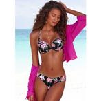 Lascana Push-upbikinitop Santini met gebloemd design, Verzenden, Nieuw