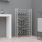 vidaXL Wijnrek voor 72 flessen metaal wit, Huis en Inrichting, Woonaccessoires | Wijnrekken, Verzenden, Nieuw