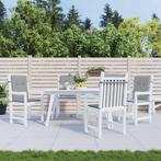 vidaXL Tuinstoelkussen lage rug 4 st oxford stof antraciet, Huis en Inrichting, Woonaccessoires | Kussens, Verzenden, Nieuw, Grijs
