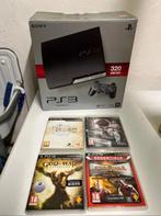 Sony - Playstation 3 (PS3) - slim 320gb + 4 games -, Spelcomputers en Games, Nieuw