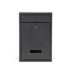 Eenvoudig te monteren brievenbus met montageset - 32 x 21..., Staal, Nieuw, Ophalen of Verzenden, Wandbrievenbus