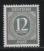 Geallieerde bezetting - Duitsland 1946 - 12 Pf Ziffer in de, Gestempeld