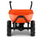 Elektrische kruiwagen - 3 in 1 - 120L - tot 260 kg - oranje, Tuin en Terras, Ophalen of Verzenden, Nieuw