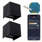 2x |SMART Cube wandlamp | Dimbaar | Zigbee | Zwart, Ophalen of Verzenden, Nieuw, Modern